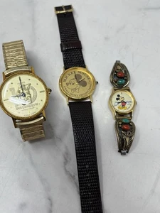 3 relojes Mickey únicos - esterlina - WDW 10 aniversario - Disney Productions - Imagen 1 de 9