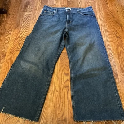 H&M women’s Jeans Relaxed Flared Size 14 - Image 1 of 4