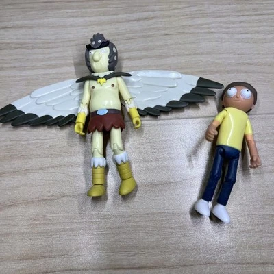 Funko! Rick And Morty Posable Action Figures Lot Of 2 Morty And Birdperson Loose - Image 1 of 4