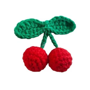 2 Pinces à Cheveux Cerise Fait Main – Accessoires de Cheveux pour Bébé - Foto 1 di 3