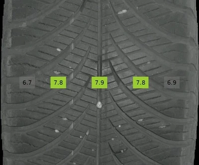 225/55 R17 103H Ganzjahrreifen Goodyear Vector 4Seasons  7mm DOT 0323 - 1 REIFEN - Bild 1 von 2