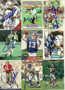 Tarjeta firmada Donruss Bert Emanuel 1996 Falcons arroz automático - Imagen 1 de 1