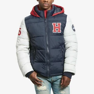 Nueva Chaqueta Con Capucha Clásica Tommy Hilfiger para Hombre - Marina/Blanca - XXXL - Imagen 1 de 5