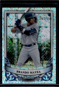 2024 Bowman Sterling Prospects Mini-Diamond Refractors Brando Mayea 122/150 - Picture 1 of 2