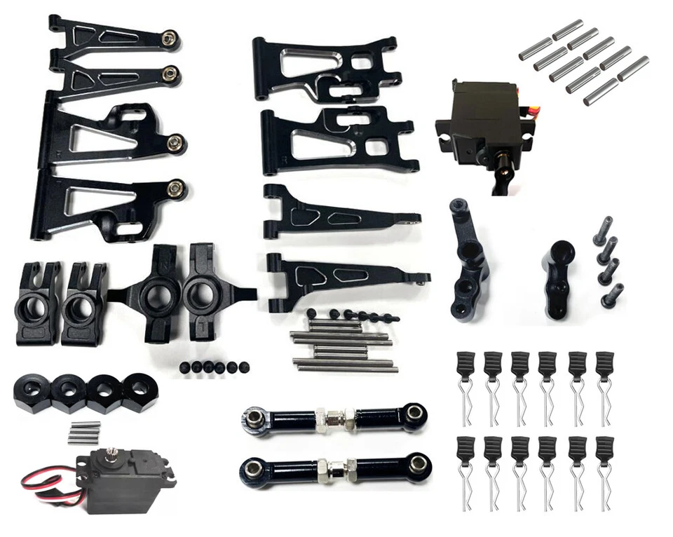 Alloy Front/Rear Suspension Arm Upgrade parts For RC MJX 14210 14209 1/14 4WD - Image 1 of 1