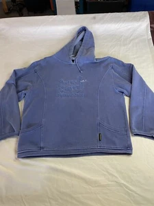 Vtg. River Street Savannah Hoodie Slash Pockets Size L Renegade Brand.. Blue - Picture 1 of 12