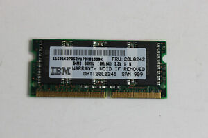 IBM 20L0242 20L0241 01K2735 64MB 144 PIN 66MHZ 3.3V SODIMM MEMORY MODULE