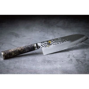 Cuchillo de cocina japonés premium MIYABI Raijin Santoku 18 cm - Imagen 1 de 6