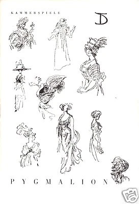 Theaterprogramm, Deutsches Theater Berlin, Kammerspiele, Pygmalion, 1959 - Bild 1 von 2