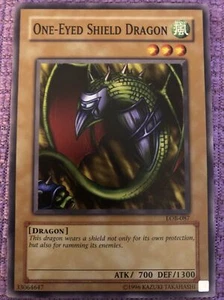 YuGiOh ONE-EYED SHIELD DRAGON LOB-087 M/NM - Picture 1 of 2
