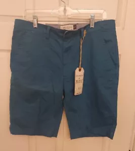 Pantalones cortos elásticos para hombre Hudson & Barrow talla 32 azul colonial nuevos con etiquetas - Imagen 1 de 4