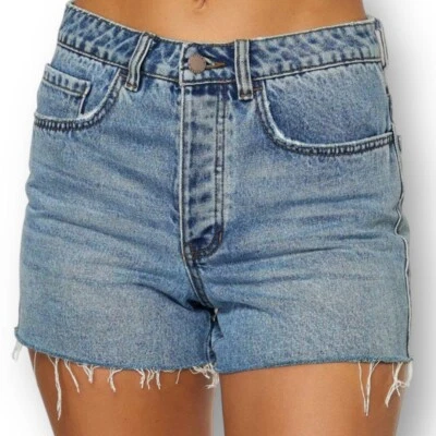 Nuevos Pantalones Cortos O’Neill Azul Denim Corte Envejecido Medio Lavado Playa Para Mujer 30 Foto 1 de 4