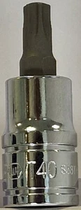 Carlyle S38T40 3/8" Drive Torx T40 Bit Socket