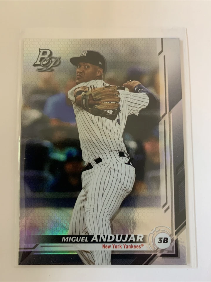 Miguel Andujar 2019 Bowman Platinum #99 Yankees - Image 1 of 1