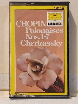CHOPIN POLONAISES NOS 1-7 - CHERKASSKY - cassette  -  excellent - Image 1 of 2