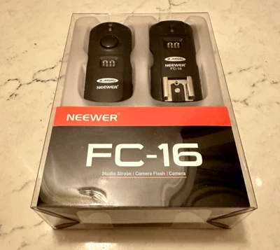 Neewer FC-16 Camera Flash Studio Strobe 2.4 GHz Wireless for Nikon - Image 1 of 2