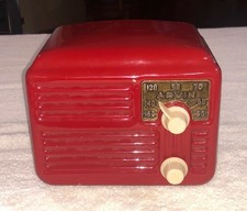 New ListingArvin Midget Model 444, Working, Red, circa 1947