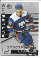 2019-20 SP Authentic Future Watch Spectrum Level 2 Oliver Wahlstrom Rookie #S-74