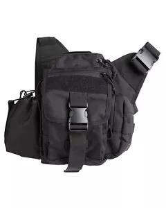 Ejército Combate Militar Hombro Cámara de Viaje Bolso de Día Paquete Estuche DLSR SLR Negro Nuevo - Imagen 1 de 1