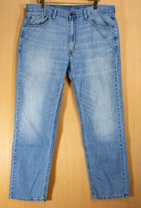 Men's Levi's 505-1087 Regular Fit Stonewash Denim Blue Jeans 38x32 - Picture 1 of 5