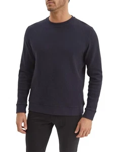 SABA MENS NAVY CREW COTTON KNIT SIZE MEDBNWT RRP $139 - Picture 1 of 8