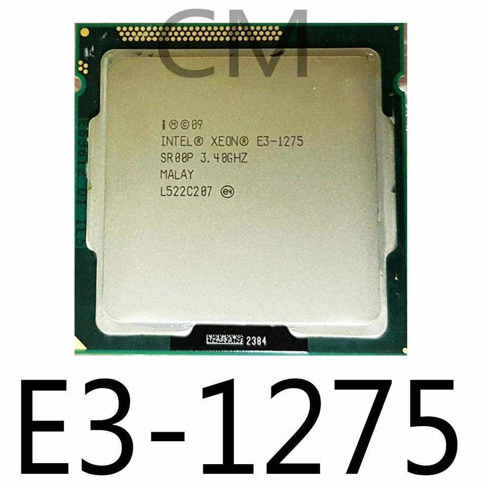 Intel Xeon E3-1275 3.4GHz 4-Core 8M 95W LGA 1155 SR00P CPU Processor - Image 1 of 1