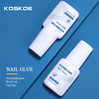 False Nails Acrylic Press On Nails Artificial Nails Clear Tips & Nail Glue Set