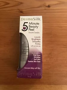 DermaSilk 5 Minute Beauty Peel Enzyme Complex Brightens Smooths Firms New - Picture 1 of 12