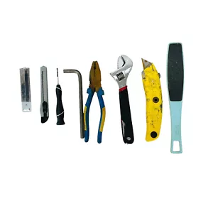 8 pz Stanley e Assortito, Chiave Regolabile, Pinze, Set Coltelli Utility & Altro - Foto 1 di 9