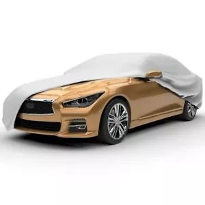 🌹Budge Lite Car Cover, Basic Indoor/Outdoor Protection for Cars Gray Size B3🌹 - Picture 1 of 10