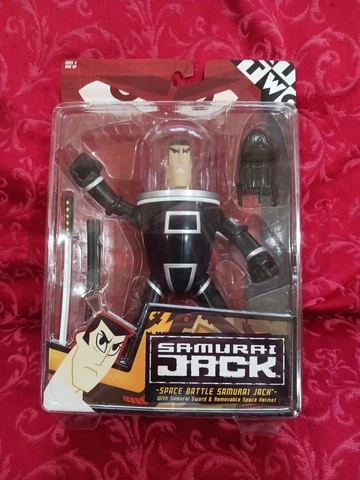 Rare sealed vtg ACTION FIGURE SPACE BATTLE SAMURAI JACK cartoon Network 8" Cover