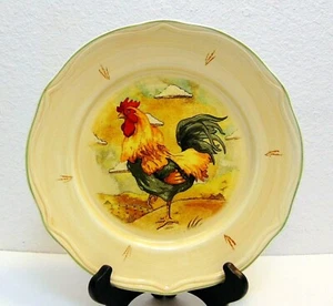 Gibson Everyday Design Rooster 11" Dinner Plate or Serving Tray Handpainted - Picture 1 of 6