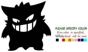 Gengar Pokemon Vinyl decal sticker Car Truck Window Laptop Tablet Movie 22" - Picture 1 of 3