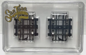 SAN JUAN CAR CO. #222 On3 3'7" ARCHBAR TRUCKS BLACK - NEW - Picture 1 of 5