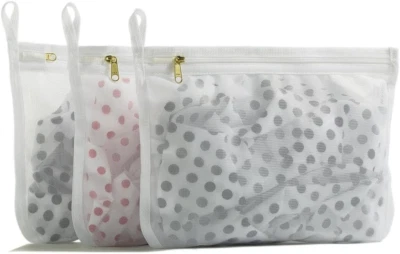 Delicates sacos de lavanderia, sutiã bolsa de lavagem de malha fina para roupas íntimas, lingerie, sutiã, panela - Imagem 1 de 4