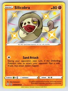 Silicobra SV070/SV122 Shining Fates Holo Brillante Raro Bebé Pokemon Tarjeta LP - Imagen 1 de 2