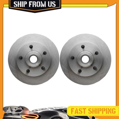 Brake Rotors and Hub Assembly For Dodge Ram 1500 Van 1998-2002 - Image 1 of 4