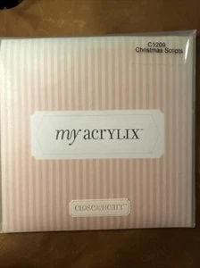 My Acrylix C1209 Christmas Scripts - Picture 1 of 2