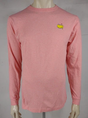 Masters light orange 100% Cotton crew neck long sleeve t-shirt mens Small - Image 1 of 4