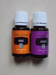 Young Living Lavender 15ml + Orange 15ml oil bundle - Picture 1 of 1