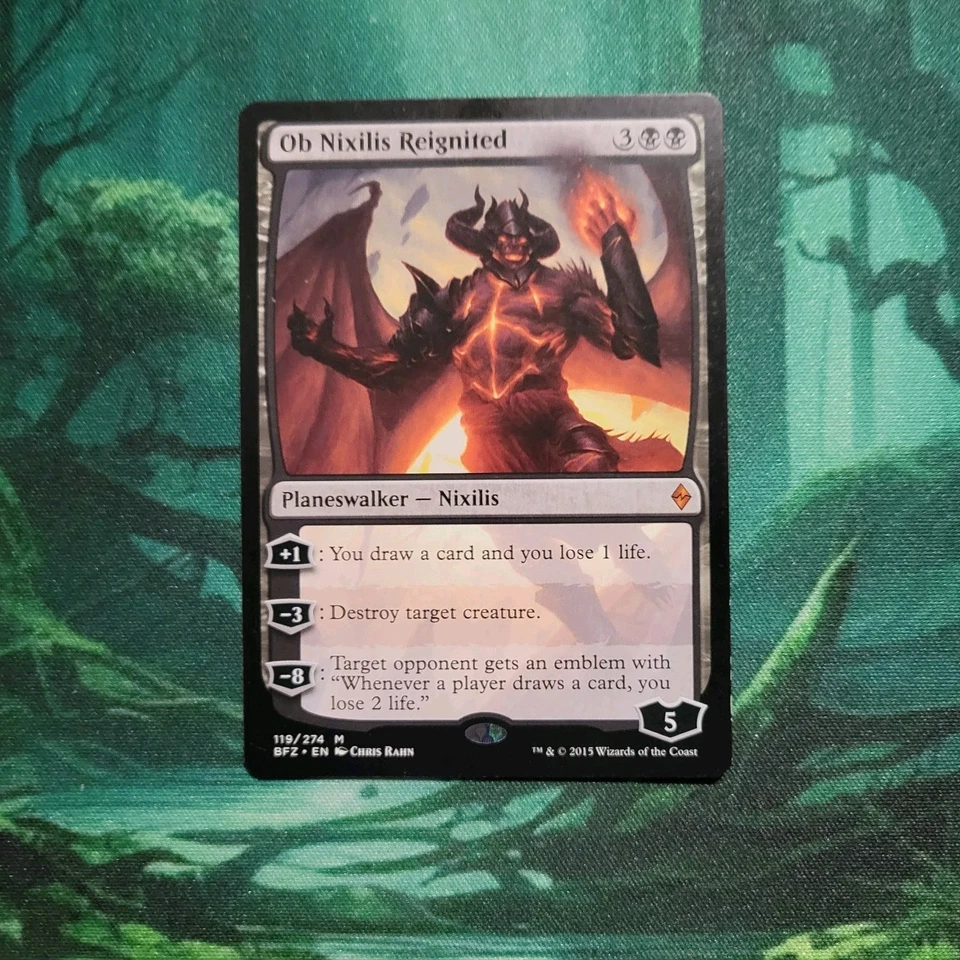 MTG Battle for Zendikar - Ob Nixilis Reignited - Mythic - LP - Image 1 of 1