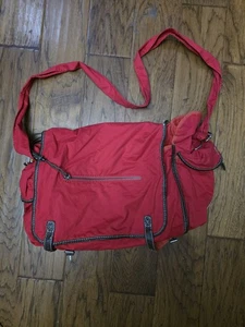 Vintage American Eagle Messenger Bag Red - Picture 1 of 9