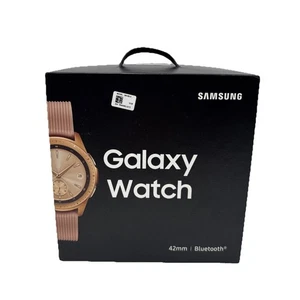 Samsung Galaxy Watch 42mm Or Rose Acier Inoxydable SM-R810 (Non Testé) - Photo 1 sur 9
