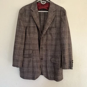 Brunello Cucinelli Men’s Blazer Size 50 Wool Silk Linen Blend - Picture 1 of 9