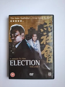 Election Volume 1 (DVD, 2006) RARE Johnnie To Film, Region 2, Thriller FREE POST - Picture 1 of 3