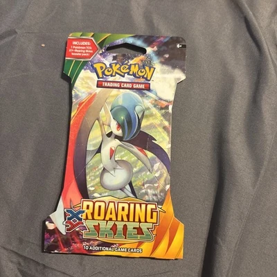 Pokémon TCG XY Roaring Skies Sealed Sleeved Booster Pack - 10 Cards - Image 1 of 2