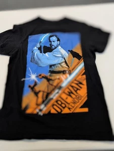 Obi Wan Kenobi Star Wars T Shirt Black Sz Small - Picture 1 of 4
