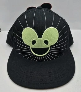 Deadmau5 Snapback Hat Baseball GLOW IN THE DARK Electronic EDM Progressive House - Picture 1 of 9