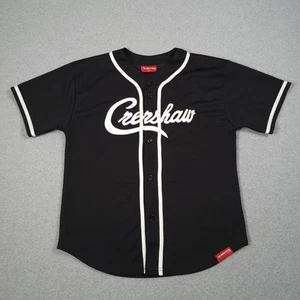Marathon Clothing Crenshaw Jersey Men Small Black Official Baseball Script Logo - Picture 1 of 11