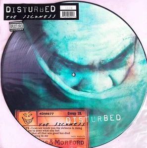 Disturbed – The Sickness Picture Disc / Strictly Limited Numbered Edition RARE - Picture 1 of 3